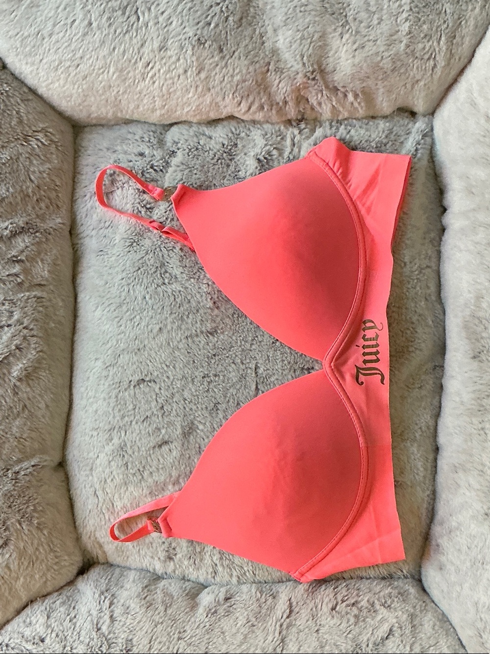 Juicy Couture Bright Coral Wireless T-Shirt Bra